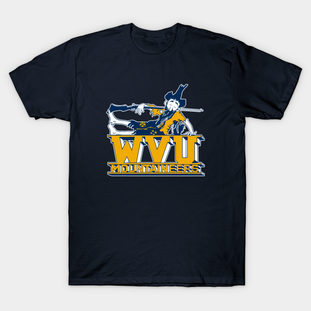 WVU Vintage mascot Mountaineers TShirt TeePublic